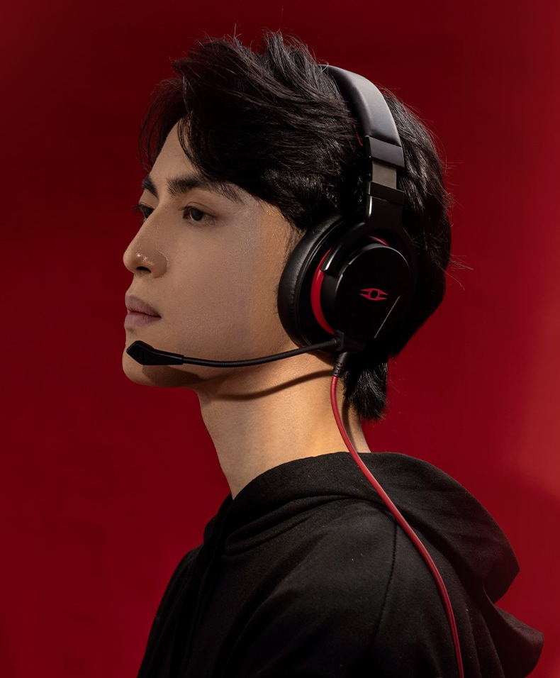 Ігрові навушники Takstar Shade ультралегкі зі знімним мікрофоном